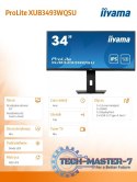 Monitor 34 cale XUB3493WQSU IPS,UWQHD,DP,HDMI,HAS(150mm)