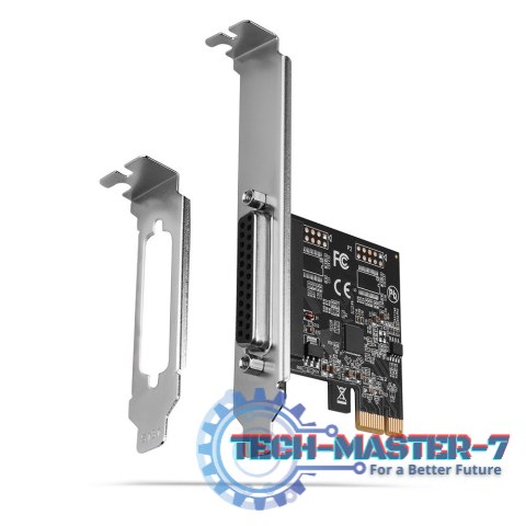 PCEA-P1N Kontroler PCIe 1x port równoległy LPT, w zestawie SP & LP