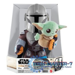Pluszaki z funkcją Star Wars Klan dwóch Grogu i Mandalorianin