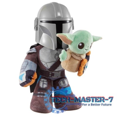 Pluszaki z funkcją Star Wars Klan dwóch Grogu i Mandalorianin Pluszaki z funkcją Star Wars Klan dwóch Grogu i Mandalorianin