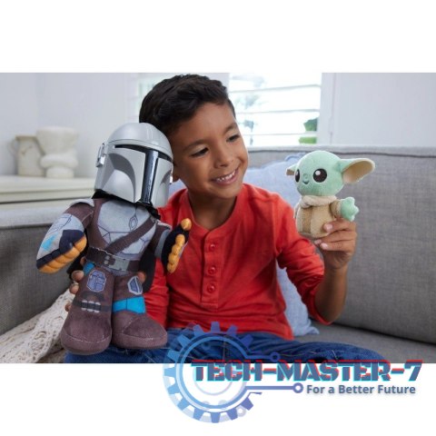 Pluszaki z funkcją Star Wars Klan dwóch Grogu i Mandalorianin Pluszaki z funkcją Star Wars Klan dwóch Grogu i Mandalorianin