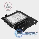 RHD-435 Ramka metalowa do montażu 4x 2.5" HDD (2x 2.5" HDD/SSD & 1x 3.5" HDD) w pozycji 5.25" Czarna