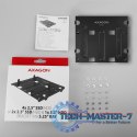 RHD-435 Ramka metalowa do montażu 4x 2.5" HDD (2x 2.5" HDD/SSD & 1x 3.5" HDD) w pozycji 5.25" Czarna
