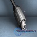 RUCM-AFAC Kabel adapter USB 3.2 Gen 1 Type-C samiec -> Type-A żeńska, 0,2m, 3A, ALU