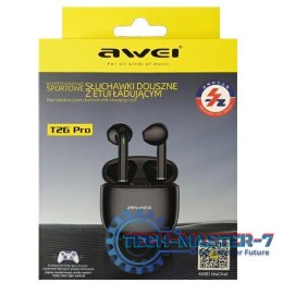 Słuchawki Bluetooth 5.3 T26 Pro TWS Black
