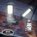 Solarna lampa uliczna LED z czujnikiem i pilotem MCE447