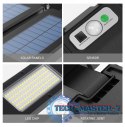 Solarna lampa uliczna LED z czujnikiem i pilotem MCE447