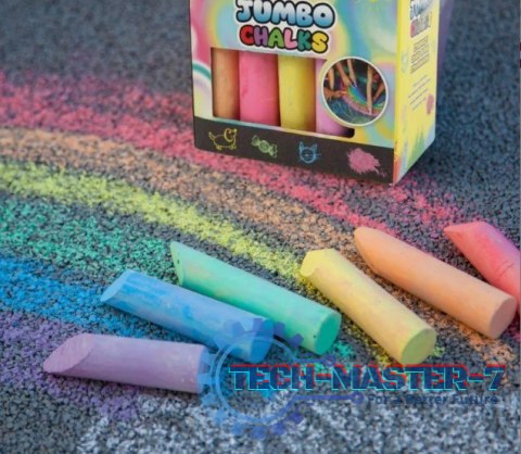Kreda chodnikowa gruba Jumbo 15 el. Kreda chodnikowa gruba Jumbo 15 el.