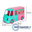 Samochód dla lalek kamper food truck zestaw 21 el.