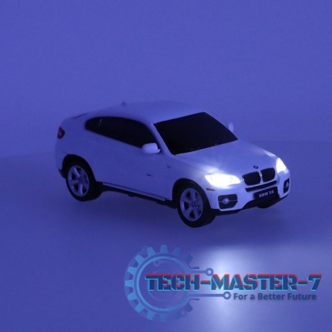 Samochód zdalnie sterowany Rastar 31700 BMW X6 1:24 biały Samochód zdalnie sterowany Rastar 31700 BMW X6 1:24 biały