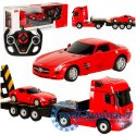 Samochód zdalnie sterowany Rastar 74920 Mercedes-Benz Actros 1:26 czerowny