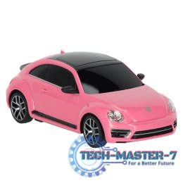 Samochód zdalnie sterowany Rastar 76200 Volkswagen Beetle 1:24 różowy