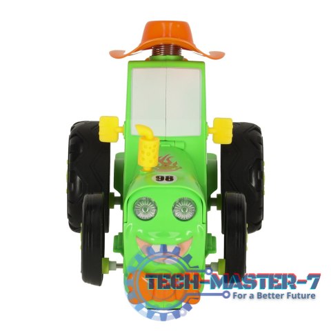 Traktor ciągnik zdalnie sterowany na pilota RC skaczący tańczący dźwięk zielony Traktor ciągnik zdalnie sterowany na pilota RC skaczący tańczący dźwięk zielony