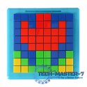 Układanka kreatywna logiczna klocki puzzle mozaika 175 elementów