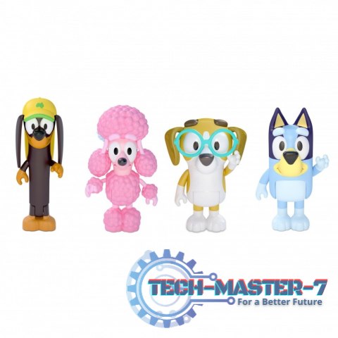 Figurki Bluey 4-pak Przyjaciele Figurki Bluey 4-pak Przyjaciele