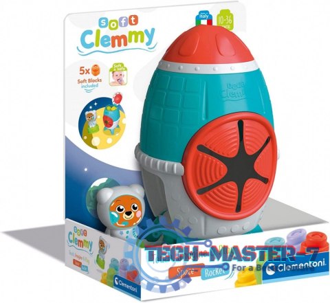 Klocki Clemmy Rakieta Sensoryczna Clemmy