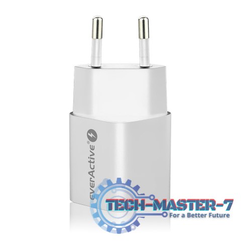 Ładowarka USB/USB-C QC3.0 30W technologia GaN Biała Ładowarka USB/USB-C QC3.0 30W technologia GaN Biała