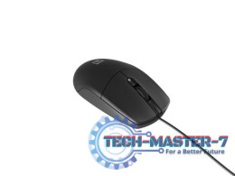 Mysz Ruff Plus 1200 DPI 1.8m czarna