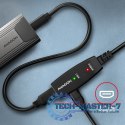 ADR-305 USB 3.0 A-M -> A-F aktywny kabel przedłużacz/wzmacniacz 5m