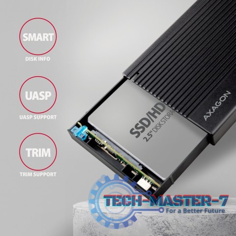EE25-GTR Obudowa zewnętrzna aluminiowa USB3.2 Gen 2 - SATA 6G 2.5" SSD/HDD EE25-GTR Obudowa zewnętrzna aluminiowa USB3.2 Gen 2 - SATA 6G 2.5" SSD/HDD