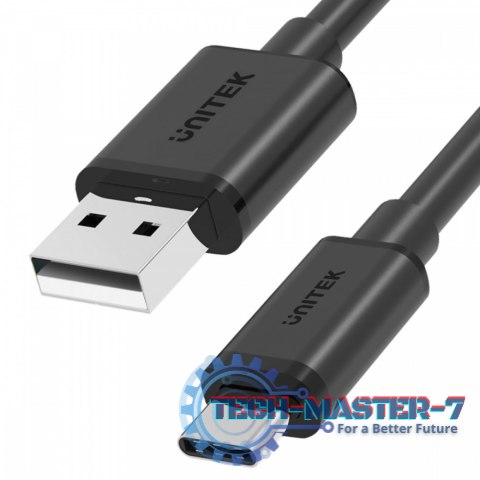 Kabel USB-C - USB-A 2.0; 1.5m; M/M; C14067BK