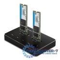 Stacja dokujca dysków 2x SSD M.2 SATA | NGFF | USB typ C