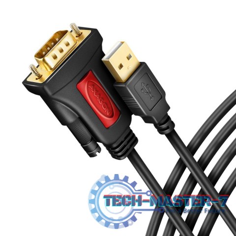ADS-1PSN Adapter USB 2.0 > RS-232 Port szeregowy, 1.5m kabel, chip Prolific