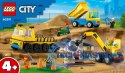 Klocki City 60391 Ciężarówki i dźwig z kulą wyburzeniową