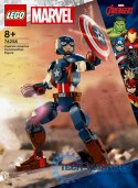 Klocki Super Heroes 76258 Marvel Figurka Kapitana Ameryki do zbudowania