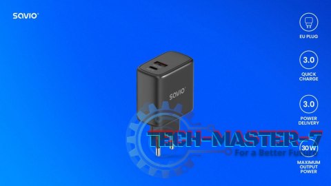 Ładowarka sieciowa 30W Quick Charge, Power Delivery 3.0, LA-06/B Ładowarka sieciowa 30W Quick Charge, Power Delivery 3.0, LA-06/B