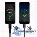 Kabel 2x USB-C 100W 1m wspierajacy PD przesyl danych do 10Gbps MCE491 Czarny