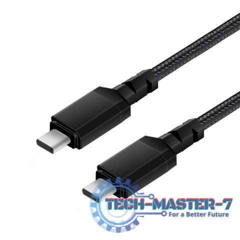 Kabel 2x USB-C 100W 1m wspierajacy PD przesyl danych do 10Gbps MCE491 Czarny Kabel 2x USB-C 100W 1m wspierajacy PD przesyl danych do 10Gbps MCE491 Czarny