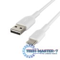 Kabel BoostCharge USB-A/USB-C 1m biały