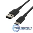 Kabel BoostCharge USB-A/USB-C 2m czarny