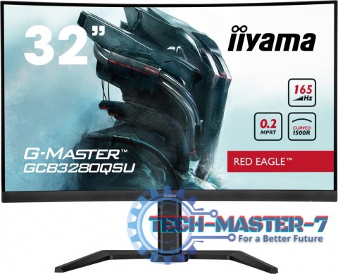 Monitor G-Master 31.5 cala GCB3280QSU-B1 VA,QHD,165Hz,1500R,0.2ms,2xHDMI,2xDP