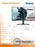 Monitor G-Master 31.5 cala GCB3280QSU-B1 VA,QHD,165Hz,1500R,0.2ms,2xHDMI,2xDP
