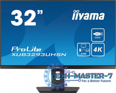 Monitor ProLite XUB3293UHSN 31.5 cala XUB3293UHSN-B5 IPS,4K,USB-C DOCK,KVM,SLIM,2x3W,RJ45
