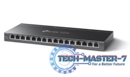 Przełącznik niezarządzalne SG116P 16xGE (16xPoE+)