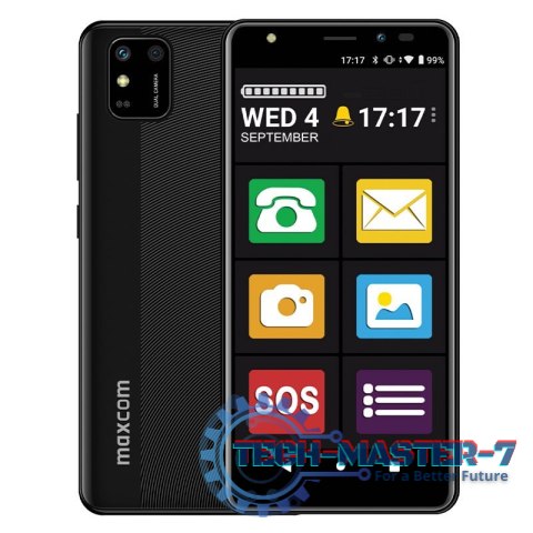 Smartfon MS 554 4G z aplikacją przyjazny ekran