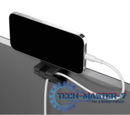 Uchwyt magnetyczny iPhone do monitora czarny