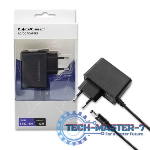 Zasilacz wtyczkowy 12W | 12V | 1A | 5.5*2.1