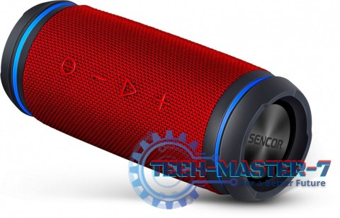 Głośnik Bluetooth SSS 6400 Sirius 30W, TWS, NFC, IPX6 Czerwony Głośnik Bluetooth SSS 6400 Sirius 30W, TWS, NFC, IPX6 Czerwony