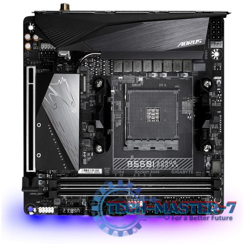 Płyta główna B550I AORUS PRO AX AM4 2DDR4 HDMI/DP mITX Płyta główna B550I AORUS PRO AX AM4 2DDR4 HDMI/DP mITX