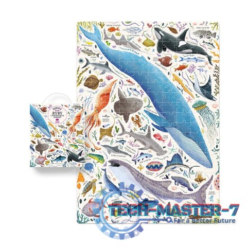 Puzzle Puzzlove Ryby i zwierzęta wodne 200 elementów Puzzle Puzzlove Ryby i zwierzęta wodne 200 elementów