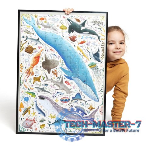Puzzle Puzzlove Ryby i zwierzęta wodne 200 elementów Puzzle Puzzlove Ryby i zwierzęta wodne 200 elementów