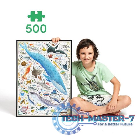 Puzzle Puzzlove Ryby i zwierzęta wodne 500 elementów Puzzle Puzzlove Ryby i zwierzęta wodne 500 elementów