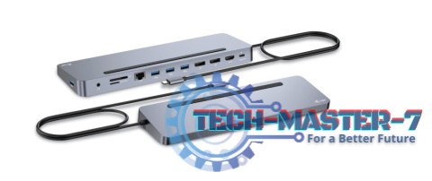 Stacja dokująca USB-C Metal Ergonomic 4K 3x Display Docking Station PD 100W Stacja dokująca USB-C Metal Ergonomic 4K 3x Display Docking Station PD 100W