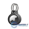 Uchwyt breloczek do kluczy Secure Holder do AirTag - 2 pak, czarny