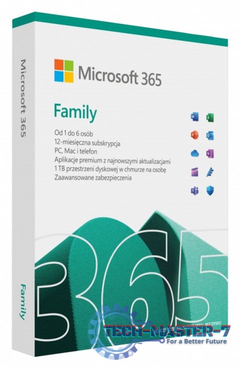 365 Family PL P10 1Y 6Users Win/Mac Medialess Box 6GQ-01940 365 Family PL P10 1Y 6Users Win/Mac Medialess Box 6GQ-01940