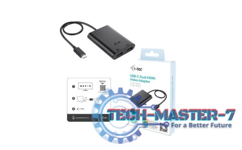 Adapter video USB-C Dual 4K/60Hz (single 8K/30Hz) HDMI Adapter video USB-C Dual 4K/60Hz (single 8K/30Hz) HDMI